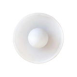 Modern Glass Disc Wall and Ceiling Light