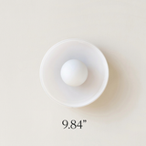 Modern Glass Disc Wall and Ceiling Light
