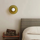 Modern Glass Disc Wall and Ceiling Light