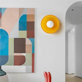 Modern Glass Disc Wall and Ceiling Light