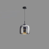 Modern Glass Dome Pendant Light Fixture