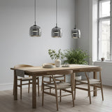 Modern Glass Dome Pendant Light Fixture