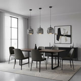 Modern Glass Dome Pendant Light Fixture