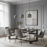 Modern Glass Dome Pendant Light Fixture