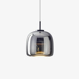 Modern Glass Dome Pendant Light Fixture