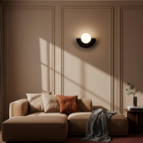 Modern Glass Globe LED Wall Sconce Light