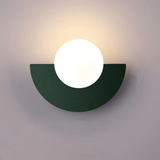 Modern Glass Globe LED Wall Sconce Light