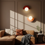 Modern Glass Globe LED Wall Sconce Light