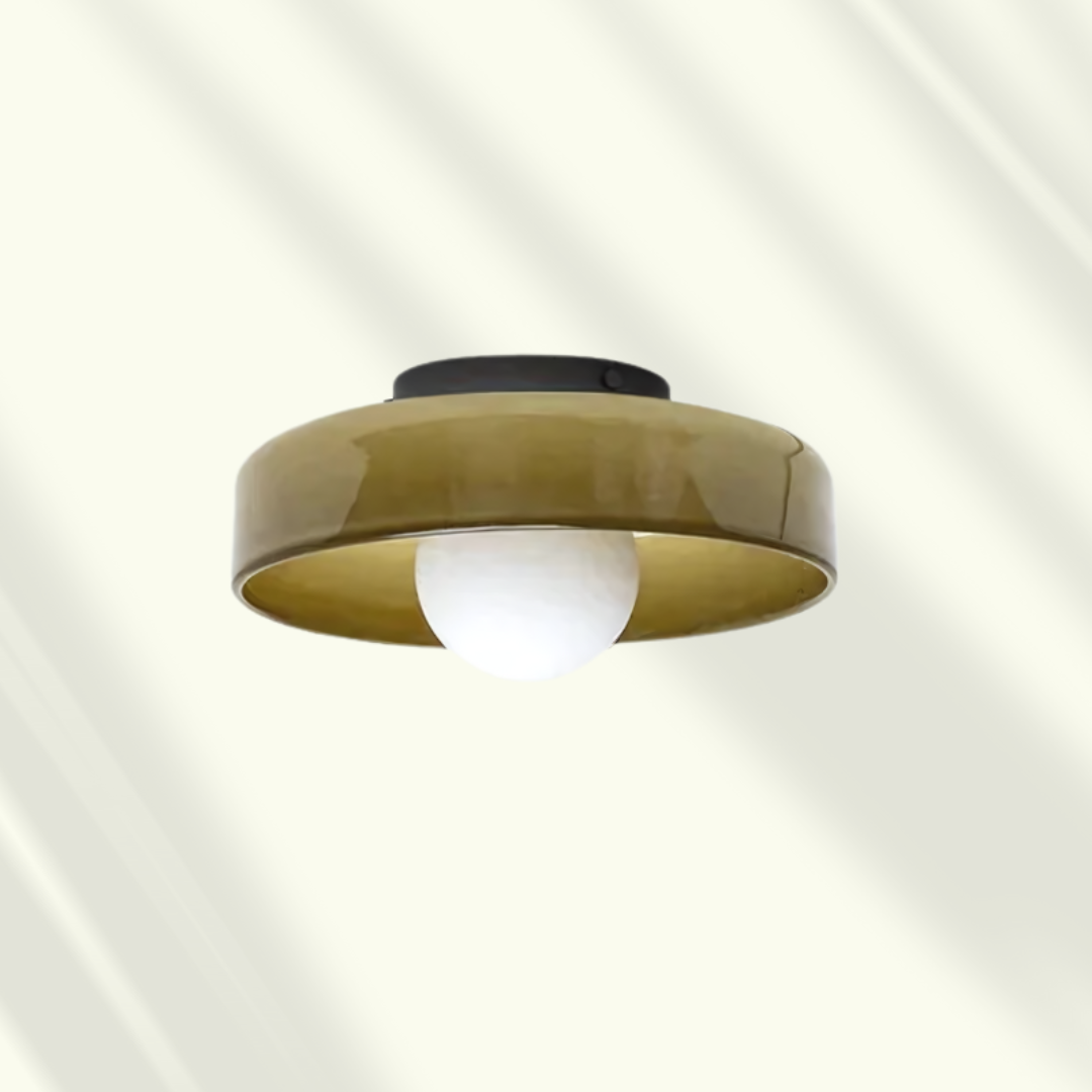 Modern Glass LED Ceiling and Wall Light Dimmable