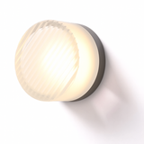 Modern Glass Round LED Wall Sconce Light