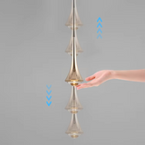 Modern Glass Teardrop LED Pendant