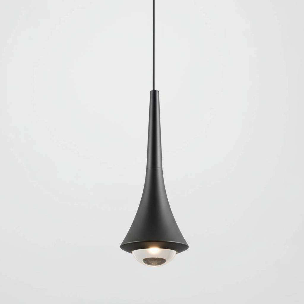 Modern Glass Teardrop LED Pendant