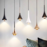 Modern Glass Teardrop LED Pendant