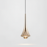 Modern Glass Teardrop LED Pendant