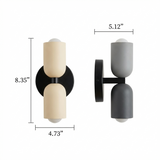 Modern Iron Cylinder LED Wall Sconce