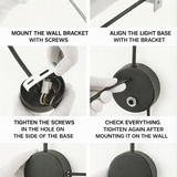 Modern Iron Cylinder LED Wall Sconce