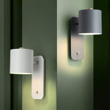 Modern Iron LED Wall Sconce with Rotating Head