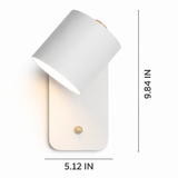 Modern Iron LED Wall Sconce with Rotating Head
