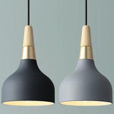 Modern Iron Macaron Disc Pendant Light