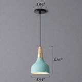 Modern Iron Macaron Disc Pendant Light