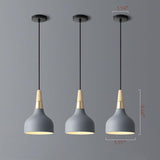 Modern Iron Macaron Disc Pendant Light