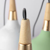 Modern Iron Macaron Disc Pendant Light