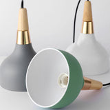 Modern Iron Macaron Disc Pendant Light