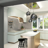 Modern Lava Glass Dome Pendant Light