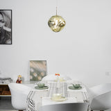 Modern Lava Glass Dome Pendant Light