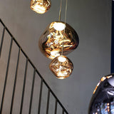Modern Lava Glass Dome Pendant Light