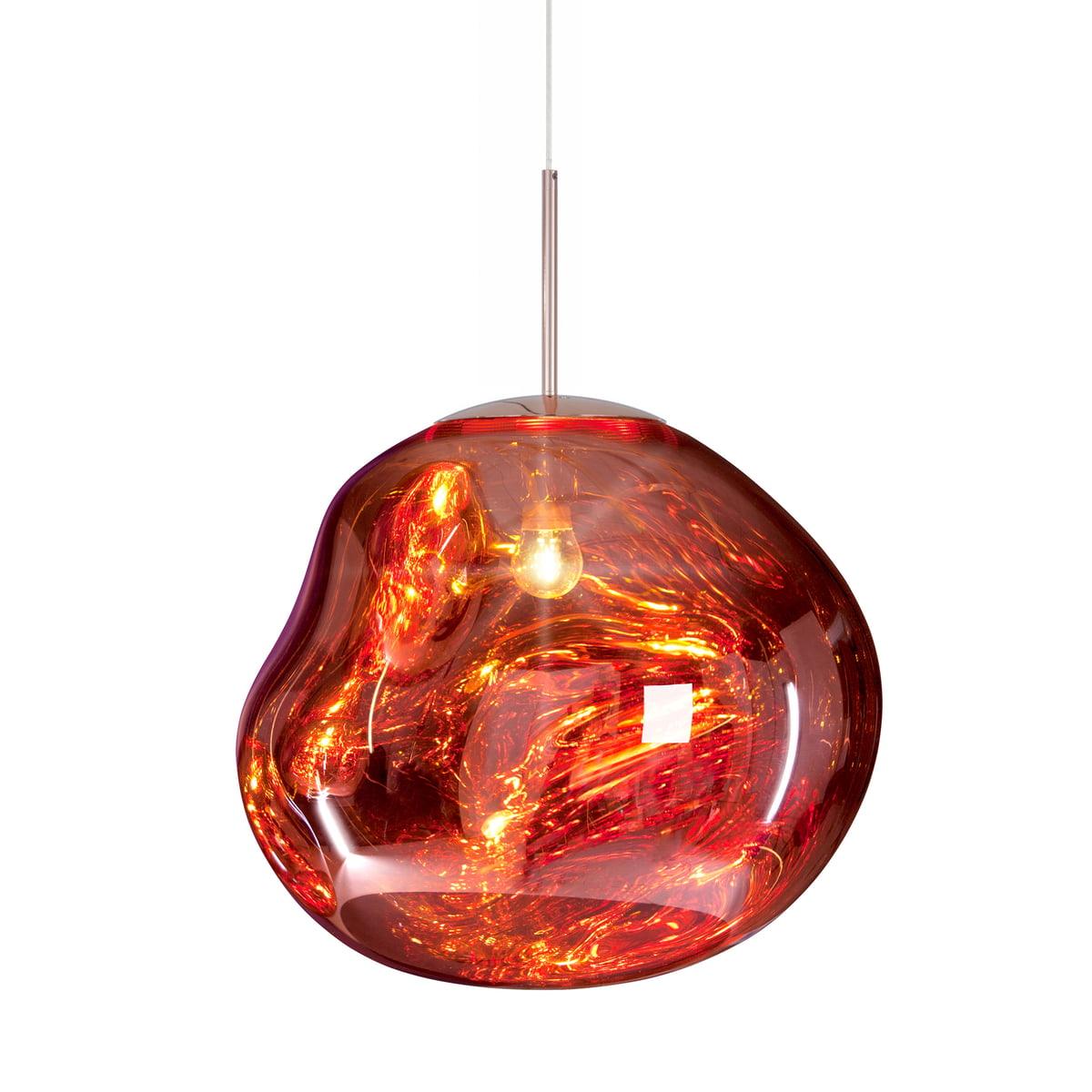 Modern Lava Glass Dome Pendant Light