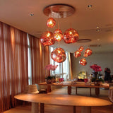 Modern Lava Glass Dome Pendant Light