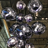 Modern Lava Glass Dome Pendant Light