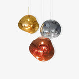 Modern Lava Glass Dome Pendant Light