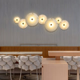 Modern Marble Round LED Wall Light Fixture