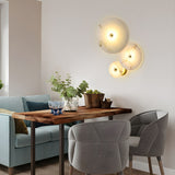 Modern Marble Round LED Wall Light Fixture