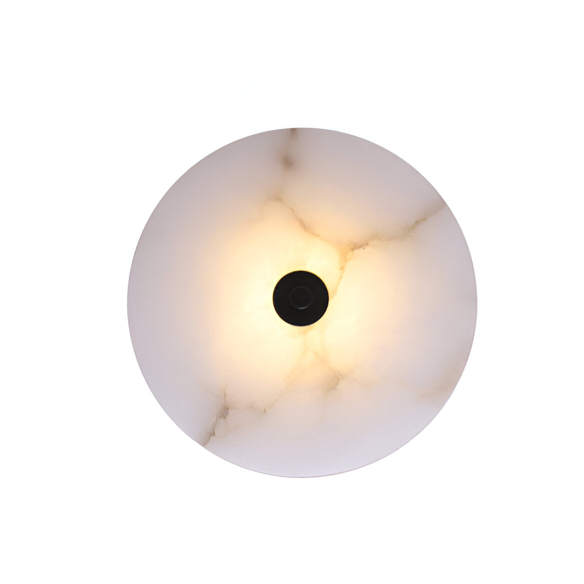 Modern Marble Round LED Wall Light Fixture