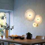 Modern Marble Round LED Wall Light Fixture