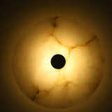 Modern Marble Round LED Wall Light Fixture