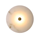 Modern Marble Round LED Wall Light Fixture
