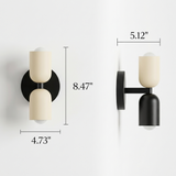 Modern Metal Wall Sconce with Dual LED
