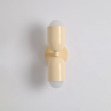 Modern Metal Wall Sconce with Dual LED