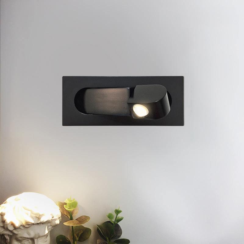 Modern Recessed LED Wall Sconce Adjustable