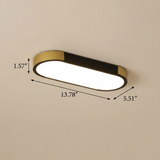 Modern Rectangular LED Flush Mount Light