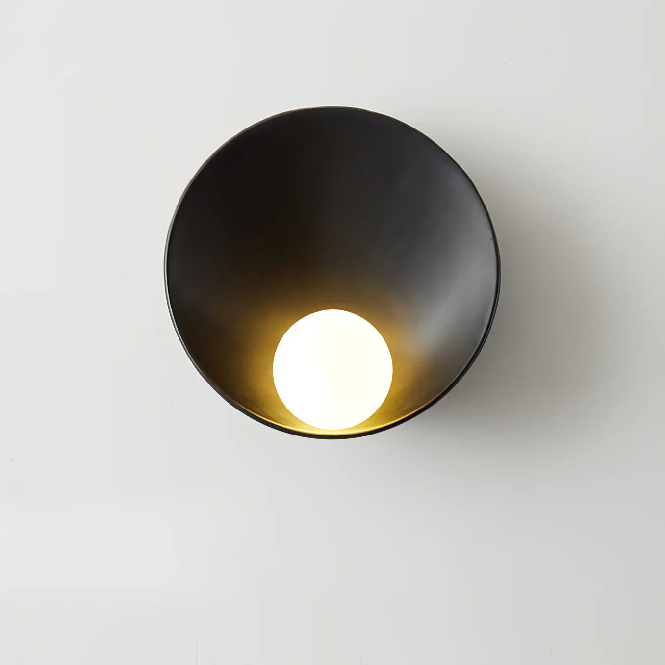 Modern Resin Bowl Wall Sconce with G9