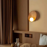 Modern Resin Bowl Wall Sconce with G9