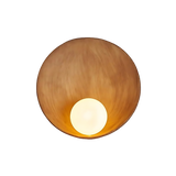 Modern Resin Bowl Wall Sconce with G9