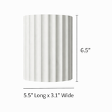 Modern Resin Wall Sconce with LED Light