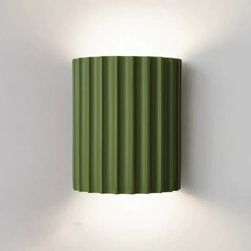 Modern Resin Wall Sconce with LED Light