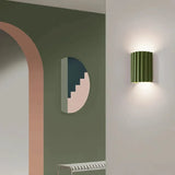 Modern Resin Wall Sconce with LED Light